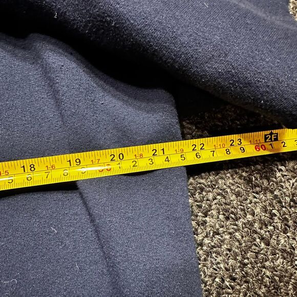 My Heart Belongs To My Grandkids Sweatshirt Unisex Large Navy Cotton Embroidered - Picture 4 of 5